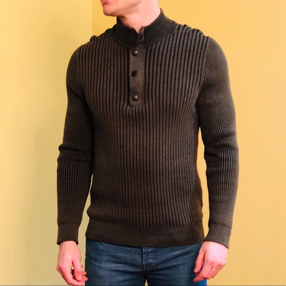 Ralph Lauren Purple Label Mock Collar Sweater - Picture 1 of 2